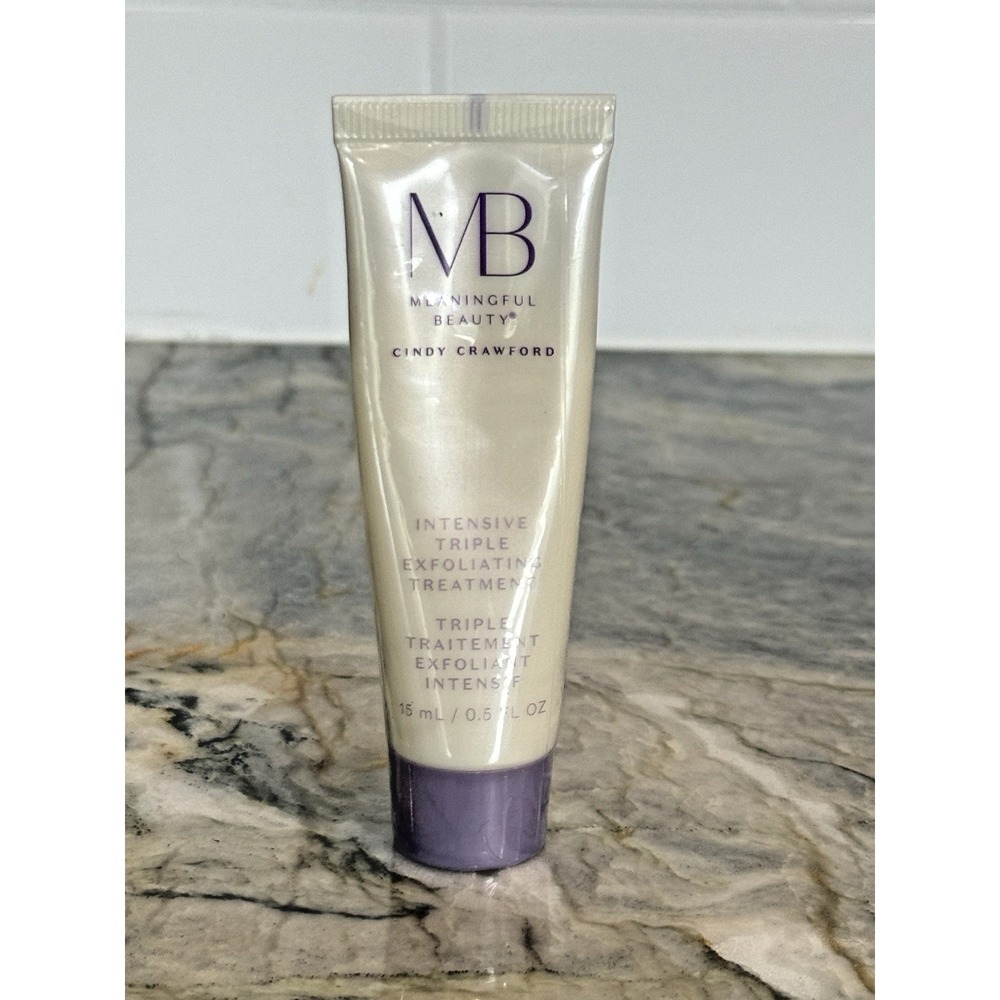 Meaningful Beauty Intensive Triple Exfoliating Treatment 0.5oz Cindy Crawford